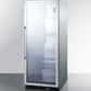 Summit 24" Wide 11 Cu.Ft. Beverage Center with Stainless Steel Cabinet