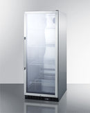 Summit 24" Wide 11 Cu.Ft. Beverage Center with Stainless Steel Cabinet