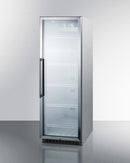 Summit 24" Wide 12.6 Cu.Ft. Beverage Center with Stainless Steel Cabinet