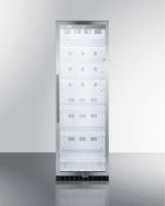 Summit 24" Wide 12.6 Cu.Ft. Beverage Center with White Cabinet