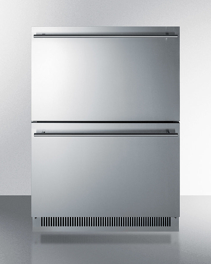 Summit 24" Wide 2-Drawer All-Refrigerator ADA Compliant