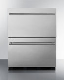 Summit 24" Wide 2-Drawer All-Refrigerator ADA Compliant