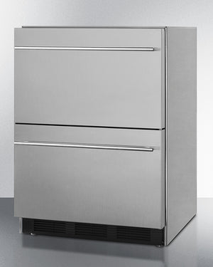 Summit 24" Wide 2-Drawer All-Refrigerator ADA Compliant