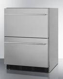 Summit 24" Wide 2-Drawer All-Refrigerator ADA Compliant