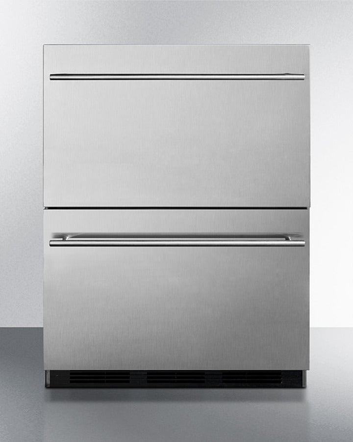 Summit 24" Wide 2-Drawer All-Refrigerator