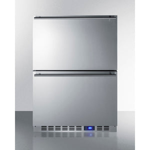 Summit 24" Wide 2-Drawer All-Refrigerator