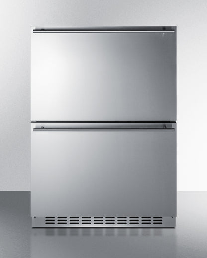 Summit 24" Wide 2-Drawer Refrigerator-Freezer