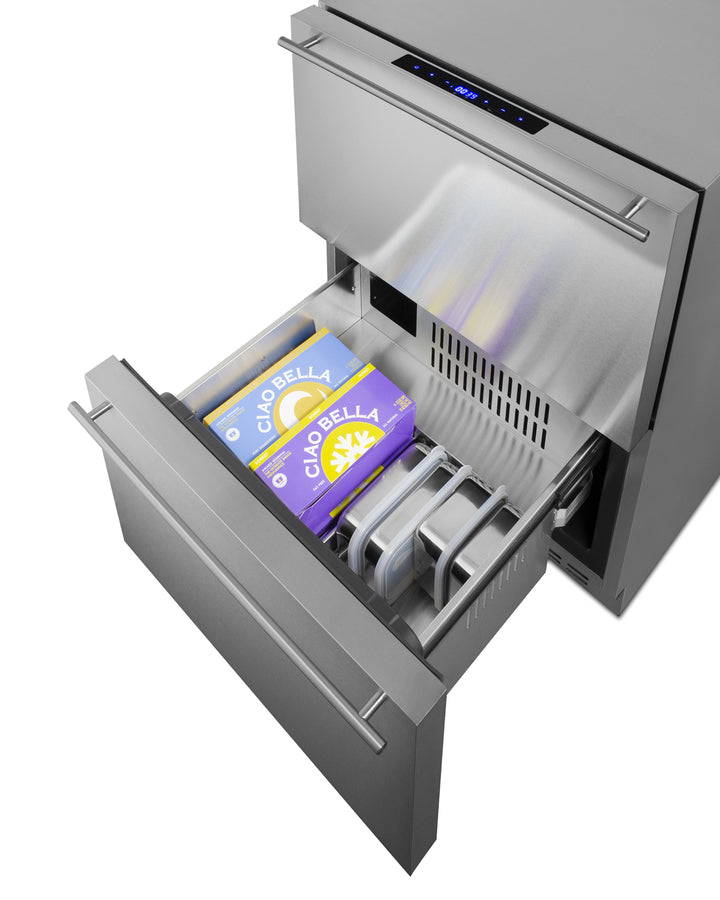 Summit 24" Wide 2-Drawer Refrigerator-Freezer