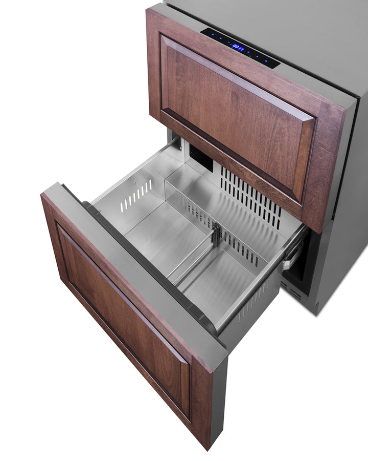 Summit 24" Wide 2-Drawer Refrigerator-Freezer