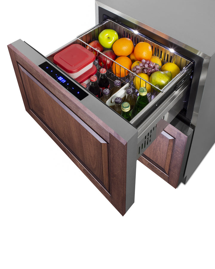 Summit 24" Wide 2-Drawer Refrigerator-Freezer