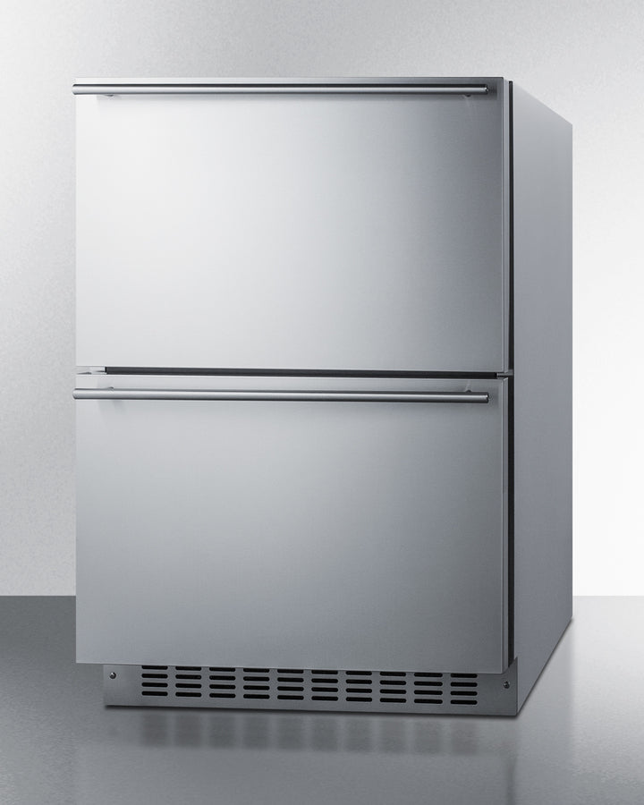 Summit 24" Wide 2-Drawer Refrigerator-Freezer