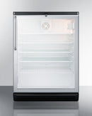 Summit 24" Wide 5.5 Cu.Ft. Beverage Center with Towel Bar Handle