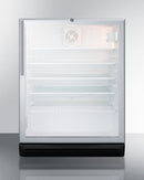 Summit 24" Wide 5.5 Cu.Ft. Built-In Beverage Center with Thin Handle ADA Compliant