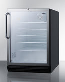 Summit 24" Wide 5.5 Cu.Ft. Built-In Beverage Center with Towel Bar Handle ADA Compliant