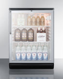 Summit 24" Wide 5.5 Cu.Ft. Built-In Beverage Center with Towel Bar Handle
