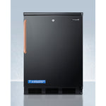Summit 24" Wide All-Refrigerator with Antimicrobial Pure Copper Handle 