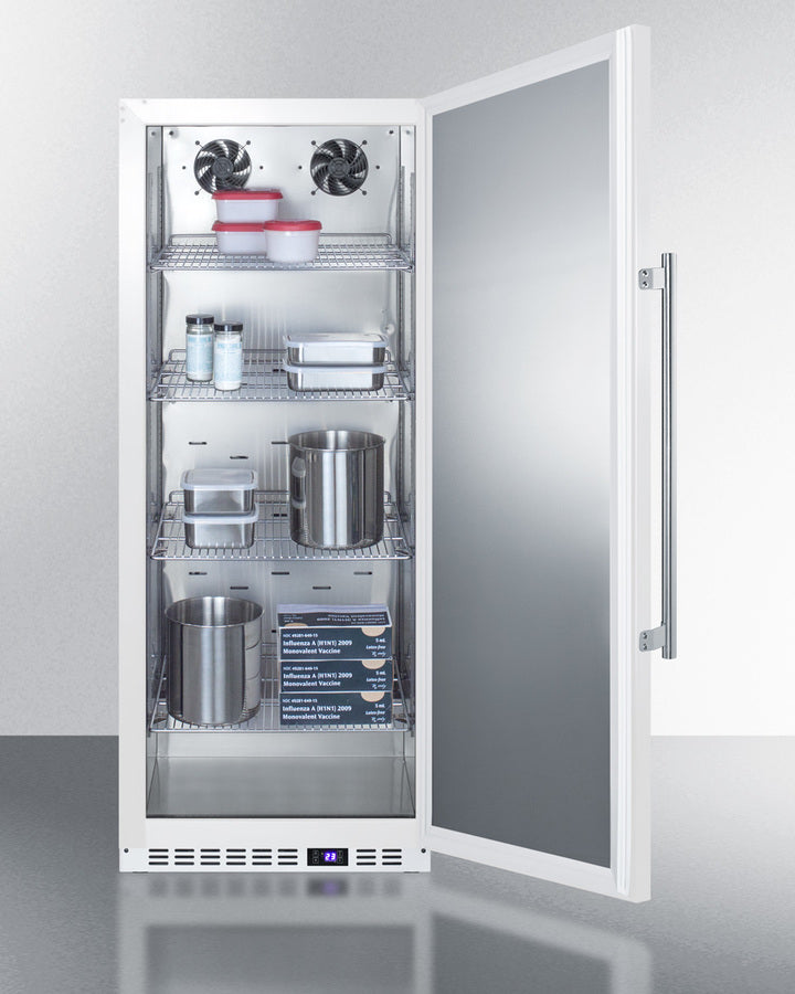 Summit 24" Wide All-Refrigerator with Auto Defrost and Front Lock