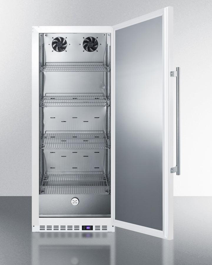Summit 24" Wide All-Refrigerator with Auto Defrost and Front Lock