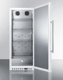 Summit 24" Wide All-Refrigerator with Auto Defrost and Front Lock