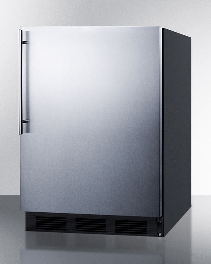 Summit 24" Wide All-Refrigerator With Thin Handle