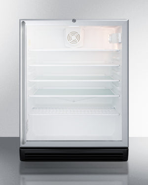 Summit 24" Wide Beverage Center with Full-Length Towel Bar Handle ADA Compliant