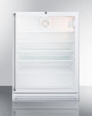 Summit 24" Wide Beverage Center with Full-Length Towel Bar Handle ADA Compliant