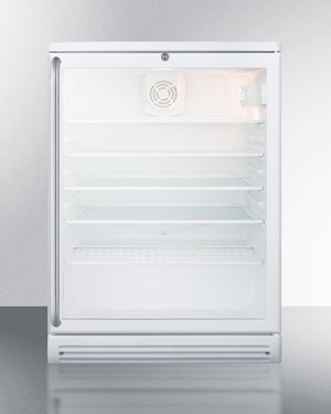 Summit 24" Wide Beverage Center with Full-Length Towel Bar Handle
