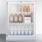Summit 24" Wide Beverage Center with Full-Length Towel Bar Handle