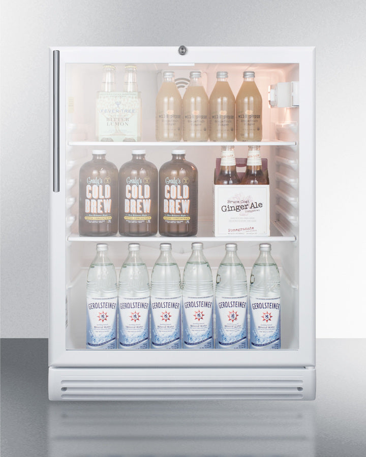 Summit 24" Wide Beverage Center with Thin Handle ADA Compliant