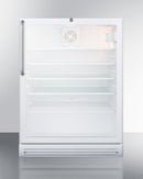 Summit 24" Wide Beverage Center with Towel Bar Handle ADA Compliant