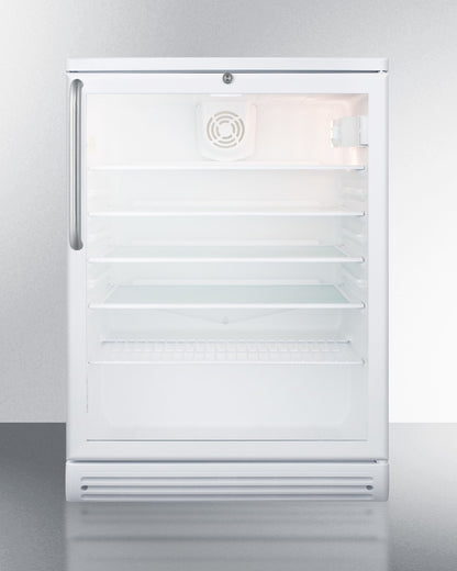 Summit 24" Wide Beverage Center with Towel Bar Handle