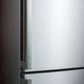 Summit 24" Wide Bottom Freezer Refrigerator in Stainless Steel with Digital Controls