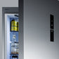 Summit 24" Wide Bottom Freezer Refrigerator With Icemaker