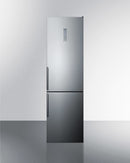 Summit 24" Wide Bottom Freezer Refrigerator With Icemaker
