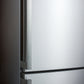 Summit 24" Wide Bottom Freezer Refrigerator With Icemaker