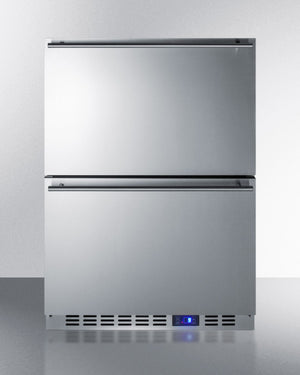 Summit 24" Wide Built-In 2-Drawer All-Freezer