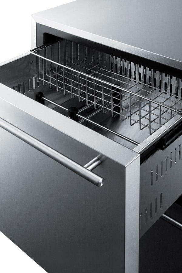 Summit 24" Wide Built-In 2-Drawer All-Freezer
