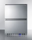 Summit 24" Wide Built-In 2-Drawer All-Refrigerator