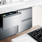 Summit 24" Wide Built-In 2-Drawer All-Refrigerator