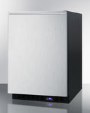 Summit 24" Wide Built-In All-Freezer with Horizontal Handle and Icemaker