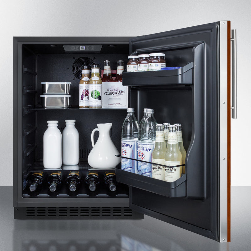 Summit 24" Wide Built-In All-Refrigerator ADA Compliant Full