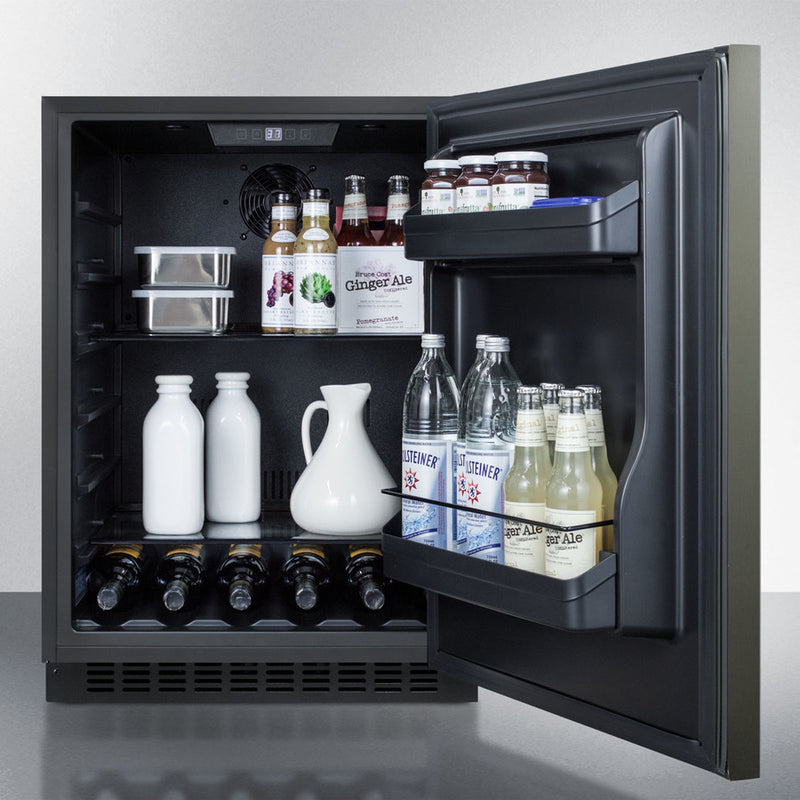 Summit 24" Wide Built-In All-Refrigerator ADA Compliant