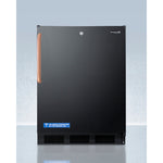 Products Summit 24" Wide Built-In All-Refrigerator with Antimicrobial Pure Copper Handle ADA Compliant