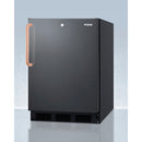 Products Summit 24" Wide Built-In All-Refrigerator with Antimicrobial Pure Copper Handle ADA Compliant