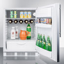 Summit 24" Wide Built-In All-Refrigerator With Thin Handle ADA Compliant