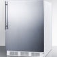 Summit 24" Wide Built-In All-Refrigerator With Thin Handle ADA Compliant