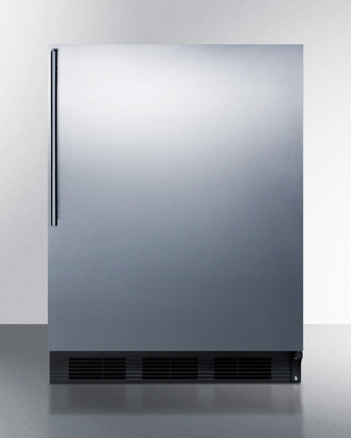 Summit 24" Wide Built-In All-Refrigerator With Thin Handle