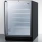 Summit 24" Wide Built-In Beverage Center with Full-Length Towel Bar Handle ADA Compliant