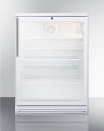 Summit 24" Wide Built-In Beverage Center with Thin Handle