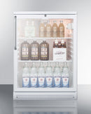 Summit 24" Wide Built-In Beverage Center with Towel Bar Handle